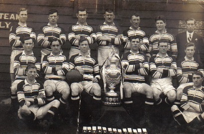 Harrison was a part of the Challenge Cup-winning team in 1913/14
