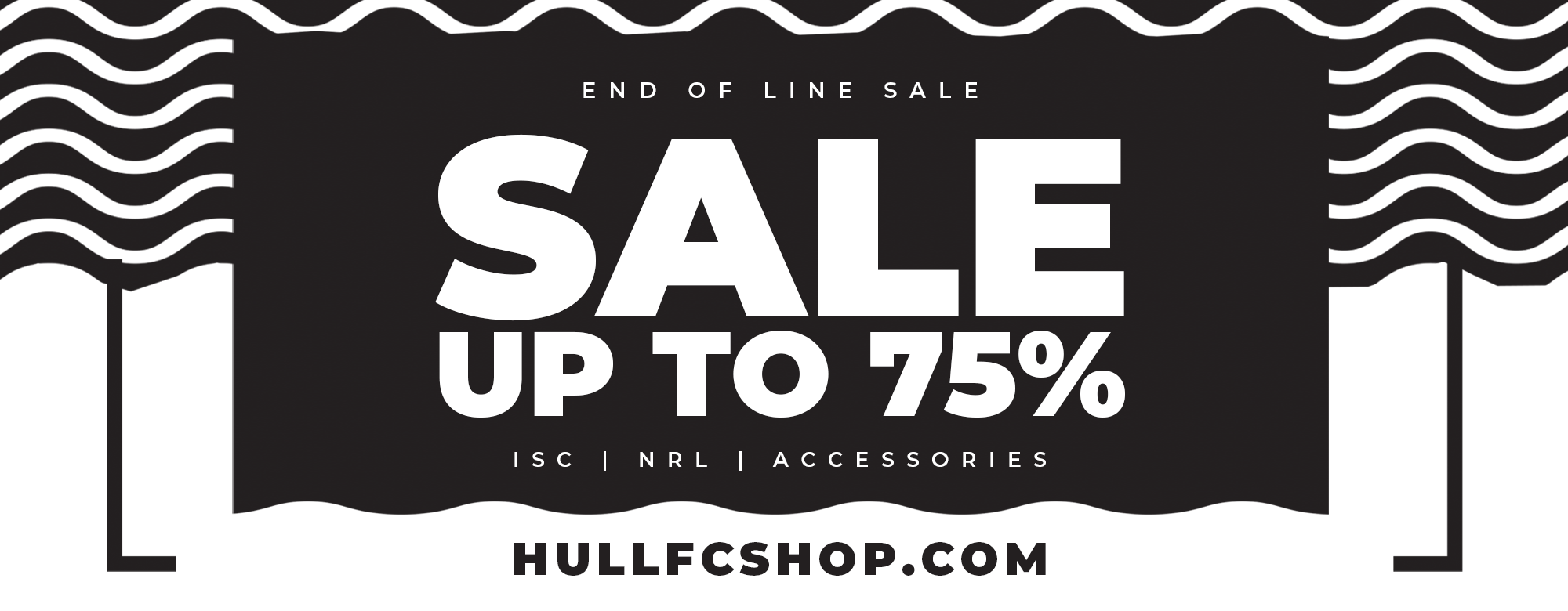 Up To 75% Off In End Of Line Sale!